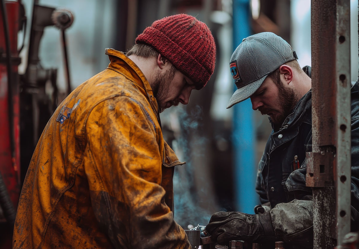 image of two men working for an article about Power of Google Ads